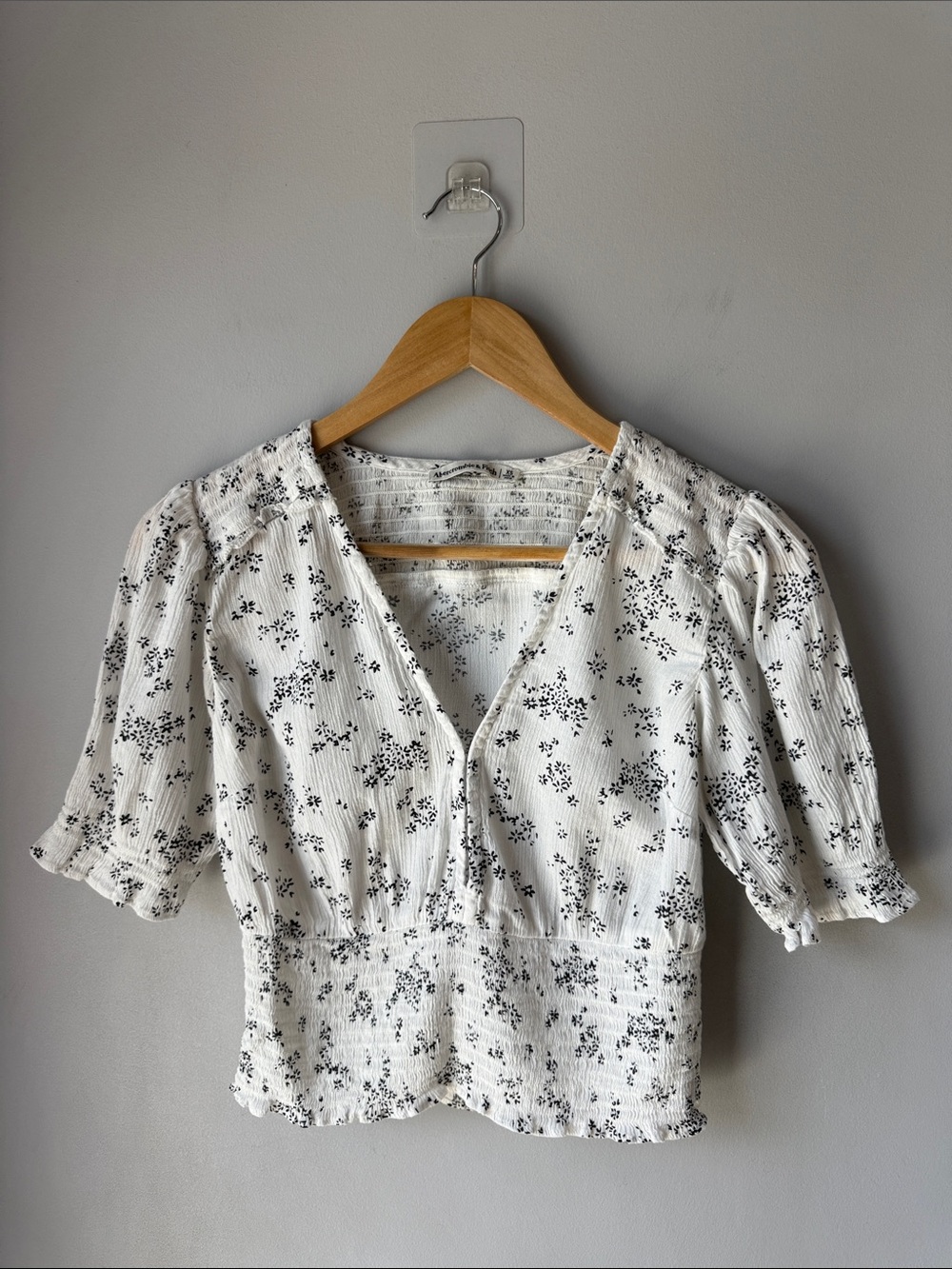Abercrombie & Fitch Soft Romantic Ditzy Floral Top
